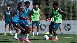 Nuevo entrenamiento en la Ciudad Real Madrid