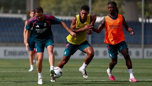 Exigente entrenamiento en la Ciudad Real Madrid