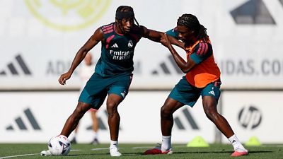 El Real Madrid prepara el partido contra la Real Sociedad