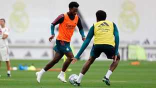 El Real Madrid prepara el partido contra el Leipzig