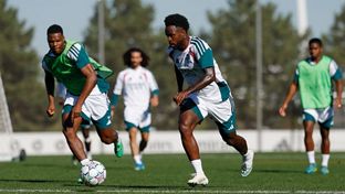 Último entrenamiento antes de viajar a Roma
