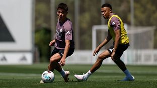 Nueva sesión para preparar el partido ante el Athletic Club