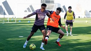 El equipo completó el primer entrenamiento de la semana