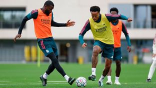 El Real Madrid prepara el partido contra el Leipzig