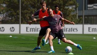 El Real Madrid prepara el partido contra el Espanyol
