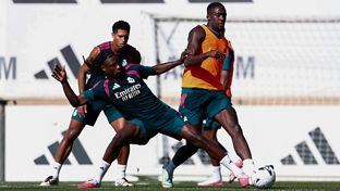 Nueva sesión para preparar el partido contra el Betis