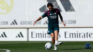 El Real Madrid continúa preparando el partido frente al Málaga