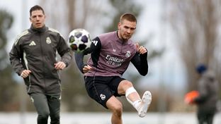 El Real Madrid prepara el partido contra el Manchester City