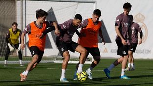 El equipo completó el primer entrenamiento de la semana