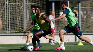 Nuevo entrenamiento en la Ciudad Real Madrid