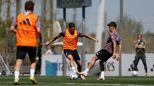 Nueva sesión para preparar el partido ante el Athletic Club