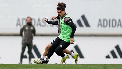 El Real Madrid prepara el partido contra el Manchester City