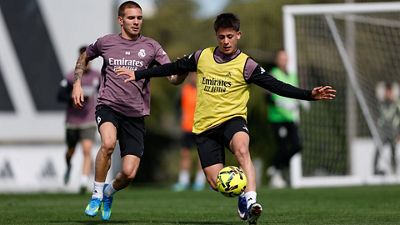 Último entrenamiento antes del partido contra el Mallorca
