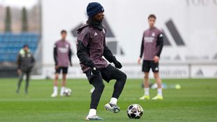 El equipo se entrenó en la Ciudad Real Madrid