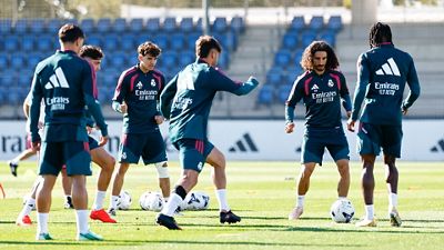 Letztes Training vor dem Derby
