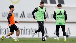 Le Real Madrid prépare le match contre Manchester City