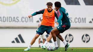 El Real Madrid prepara el partido contra el Leipzig