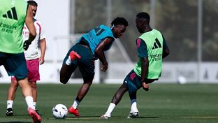 Nuevo entrenamiento en la Ciudad Real Madrid