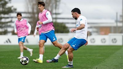 Último entrenamiento antes de recibir al Manchester City