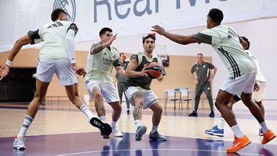 O Real Madrid prepara o jogo contra o Estrela Vermelha