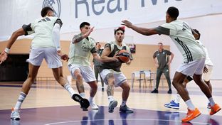 El Real Madrid prepara el encuentro ante el Estrella Roja