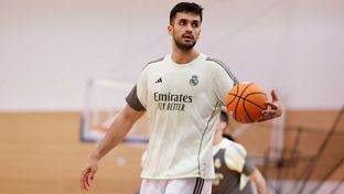 Último entrenamiento antes del partido contra el Baskonia
