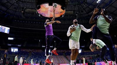 Último entrenamiento previo a la semifinal de la Copa del Rey