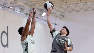 Final training session before traveling to Valencia