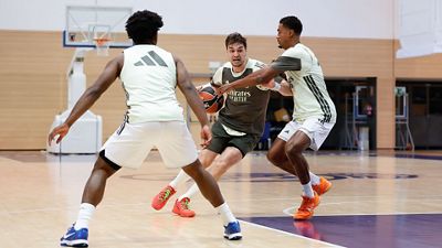 The team prepares for the first game against Hapoel