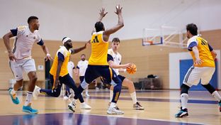 Último entrenamiento antes de viajar a Valencia
