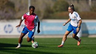 The team train ahead of Women’s Champions League opener