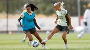El equipo prepara el partido contra el Atlético