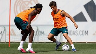 El Real Madrid se está entrenando