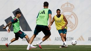 Físico y balón en la segunda sesión del día