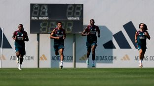 Training session for non-selected players