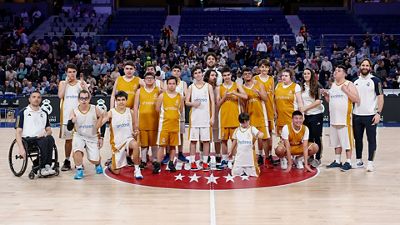 La Fundación reinventa las exhibiciones en los partidos de baloncesto