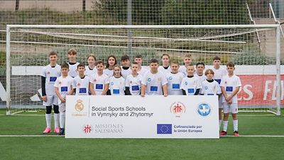 Los beneficiarios de las nuevas escuelas de la Fundación en Ucrania visitan Madrid por primera vez