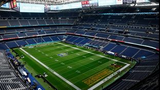 La espectacular transformación del Bernabéu para la NFL