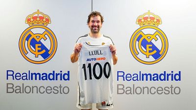 Llull, 1.100 partidos con el Real Madrid