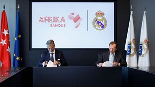El Real Madrid firma un acuerdo de patrocinio con Afrika Banque