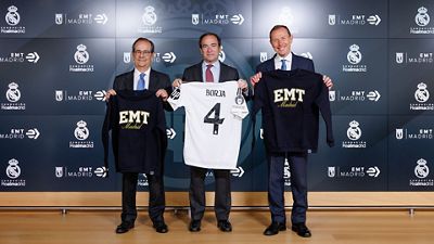 La Fundación Real Madrid y EMT Madrid ratifican su colaboración