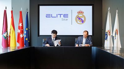 ELITE Solar, nuevo patrocinador oficial del Real Madrid