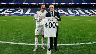 Lucas Vázquez, 400 appearances for Real Madrid