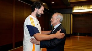 The president has joined the team in Murcia