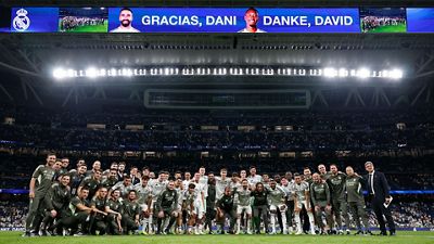 Victoria en el Bernabéu en la despedida de Carvajal y Alaba