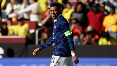 1-3: Mbappé y Camavinga participan en el triunfo de Francia ante Colombia