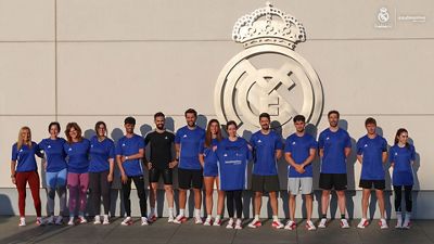 Azulmarino y adidas refuerzan su compromiso solidario con la Fundación Real Madrid 