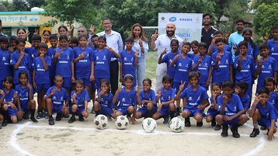 La Fundación Real Madrid y ROADIS inauguran dos escuelas sociodeportivas en India