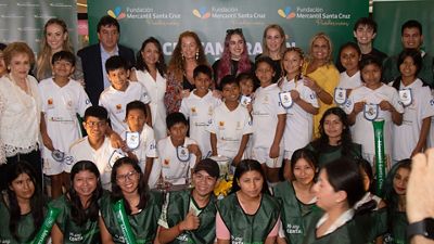 La Fundación colabora en la Centamaratón de Bolivia con la Fundación Banco Mercantil Santa Cruz para apoyar a la infancia