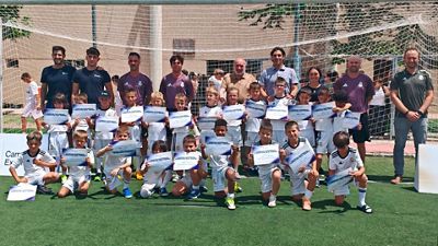 La Fundación Real Madrid clausura los campus de fútbol de Torreperogil y Calatayud